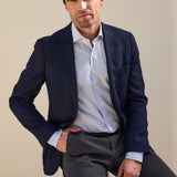 Classic Fit Streifen Blau