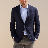 Classic Fit Mini Check Blau