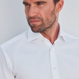Classic Fit Twill Weiss Extra Lang