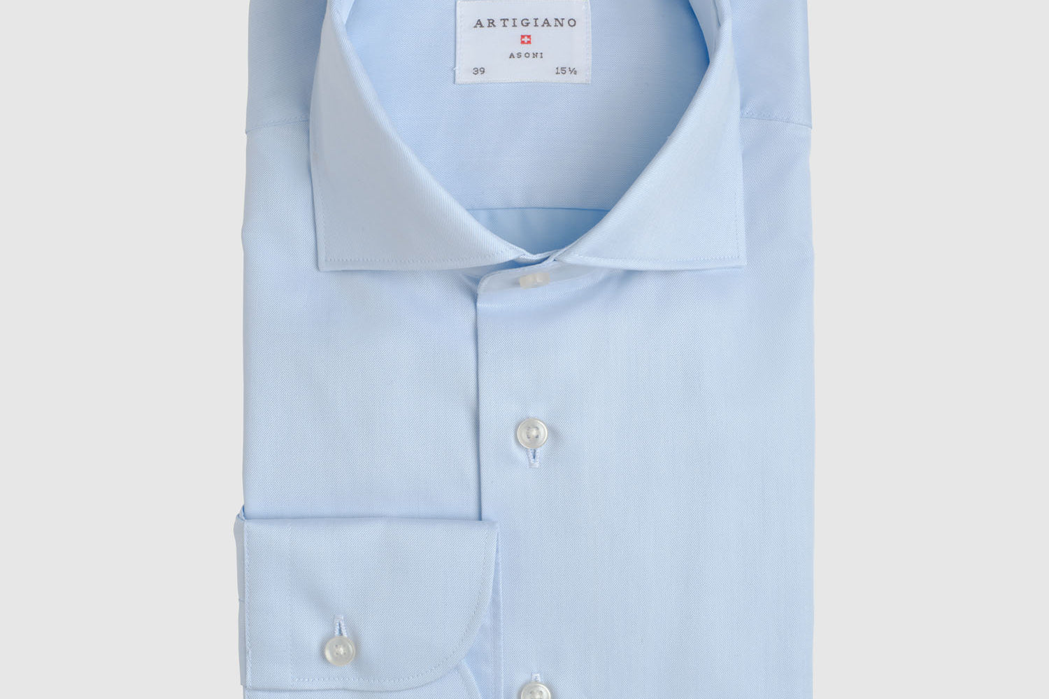 Classic Fit Twill Hellblau