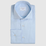 Slim Fit Twill Hellblau