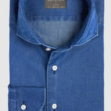 Classic Fit Jeanshemd Blau