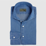 Classic Fit Jeanshemd Blau