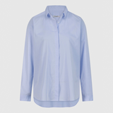 Deanna Baumwollbluse Hellblau