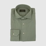 Classic Fit Khaki Twill Gewaschen