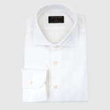 Classic Fit Weiss Twill Gewaschen