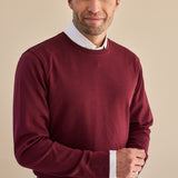 Classic Fit Streifen Grau Melange