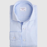 Classic Fit Mini Check Blau