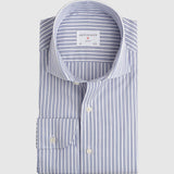 Classic Fit Streifen Blau