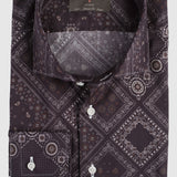 Classic Fit Paisley Print