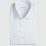 Classic Fit Twill Weiss Extra Lang