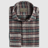 Classic Fit Flanell Braun