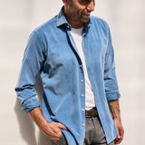 Classic Fit Kord Light Denim