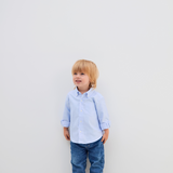 Boys Shirt Oxford Blue