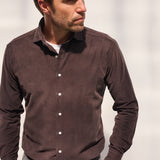 Classic Fit Kord Braun