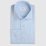 Slim Fit Twill Hellblau