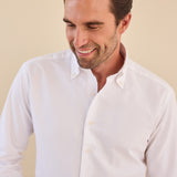 Classic Fit Heavy Oxford Weiss Button Down