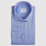 Classic Fit Struktur Blau