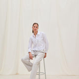 Jo Baumwollbluse Weiss