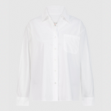 Boyfriend Bluse Weiß