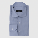 Classic Fit Twill Streifen Blau