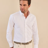 Classic Fit Heavy Oxford Weiss Button Down