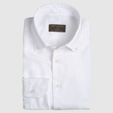 Classic Fit Oxford Gewaschen Weiss Button Down