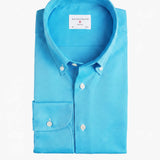 Classic Fit Aqua Royal Oxford Button Down
