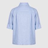 Ivy Leinenbluse Hellblau
