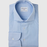 Classic Fit Streifen Hellblau