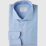 Classic Fit Hahnentritt Hellblau