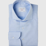 Classic Fit Oxford Hellblau