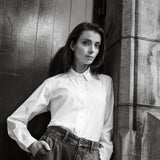 Jacky Stretchbluse Weiss