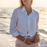 Jacky Stretchbluse Weiss