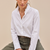Ronja Rüschenbluse Weiss