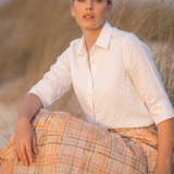 Ivy Leinenbluse Weiss