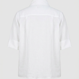 Ivy Leinenbluse Weiss