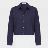Jolin Bluse Cropped Navy