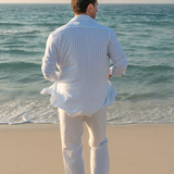 Slim Fit 4-Way Jersey Stretch Ciel