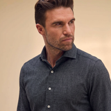 Slim Fit 4-Way Jersey Stretch Grau