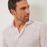 Classic Fit Leinen Rose