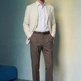 Classic Fit Jersey Weiss