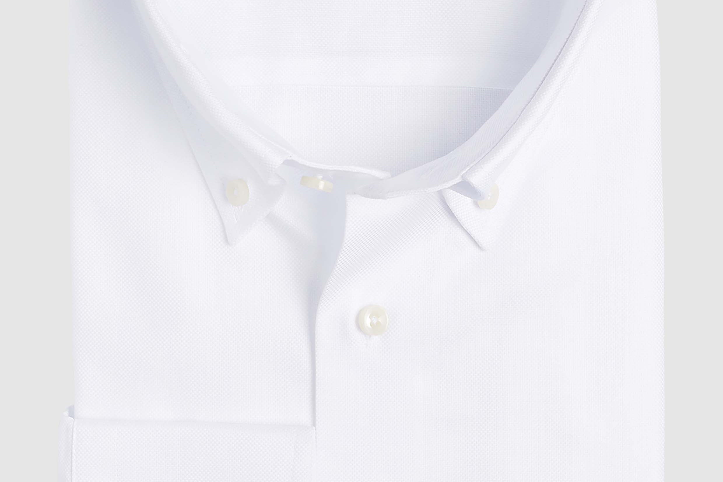 Classic Fit Weißer Oxford-Button-Down