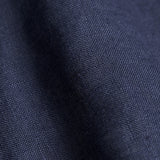 Classic Fit Leinenhemd Navy