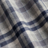 Classic Fit Flanell Grau Karo