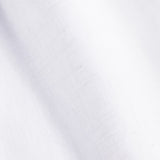 Classic Fit Kurzarm Leinenhemd Weiss