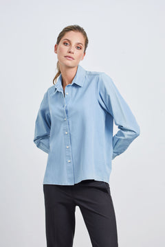 Jacky Jeansbluse Blau